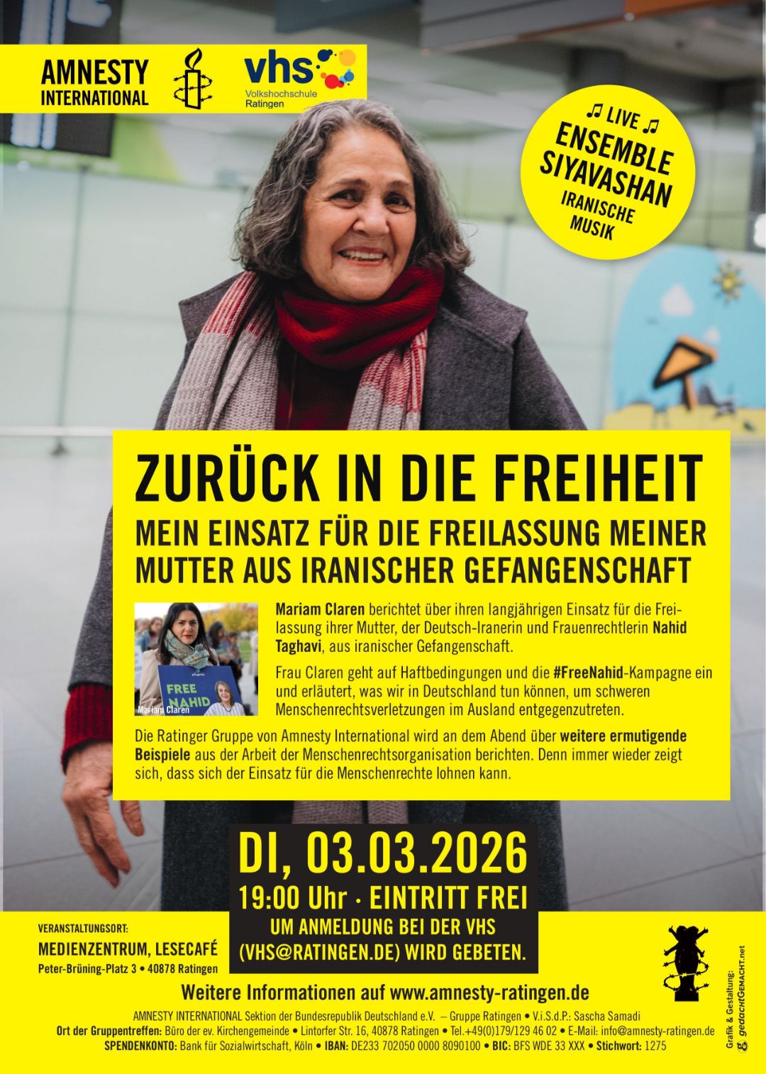 Plakat Zur&uuml;ck in die Freiheit
